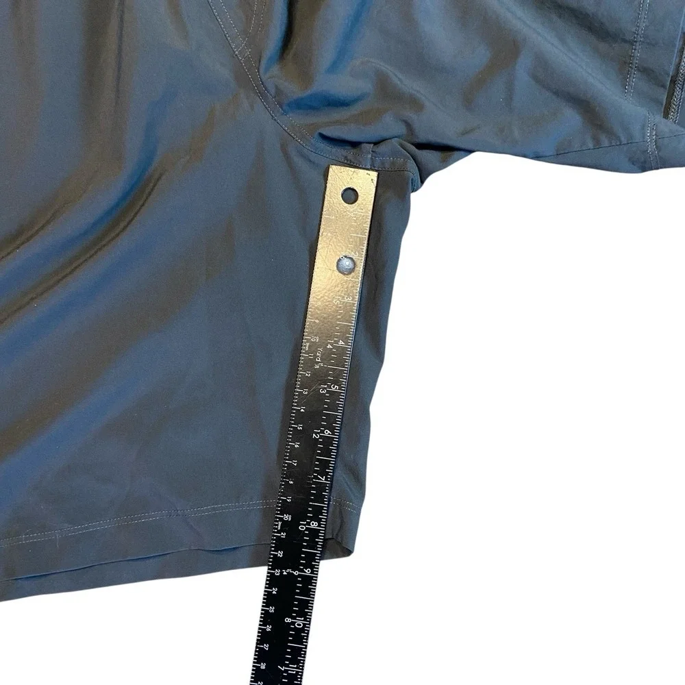 Men's Northface Flashdry Athletic Shorts Black With Blue Large Drawstring‎
